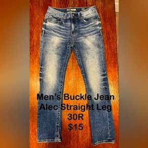 Men's Buckle jeans alec straight keg